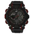 SF Xtreme Gears Quartz Digital Analog Digital Black Dial Black PU Strap Watch For Men