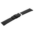 22 mm Black Genuine Leather Straps for Men - image number 3