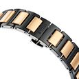 Titan Edge Ceramic Quartz in Midnight Gold with Black Dial Watch for Men - image number 4