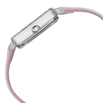 Sonata Poze Quartz Analog Silver Dial Leather Strap Watch for Women