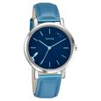 Sonata Play White Dial Women Watch With Leather Strap