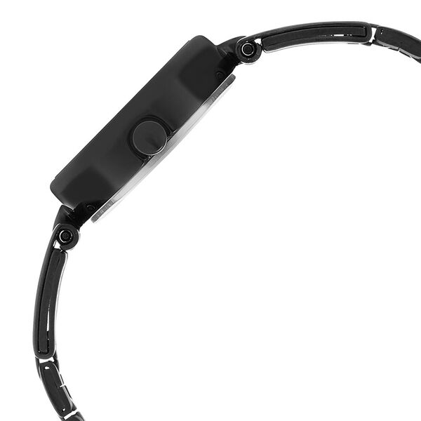 Titan Karishma Quartz Analog Black Dial Black Stainless Steel Strap Watch For Women - image number 3