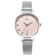 Fastrack Vyb Classique Quartz Analog Green Dial Golden Metal Strap Watch For Women