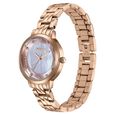 Sonata Jashn Quartz Analog Pink Mother Of Pearl Dial Rose Gold Metal Strap Watch For Women - image number 2