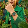Fastrack Wild Quartz Analog Green Dial Rose Gold Stainless Steel Strap Watch For Girls - image number 2