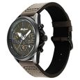 Titan Octane Cred Analog with Green Dial Grey Leather Strap Watch for Men - image number 2