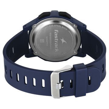 Fastrack Streetstyle Digital Dial Blue Polyether Strap Watch For Unisex