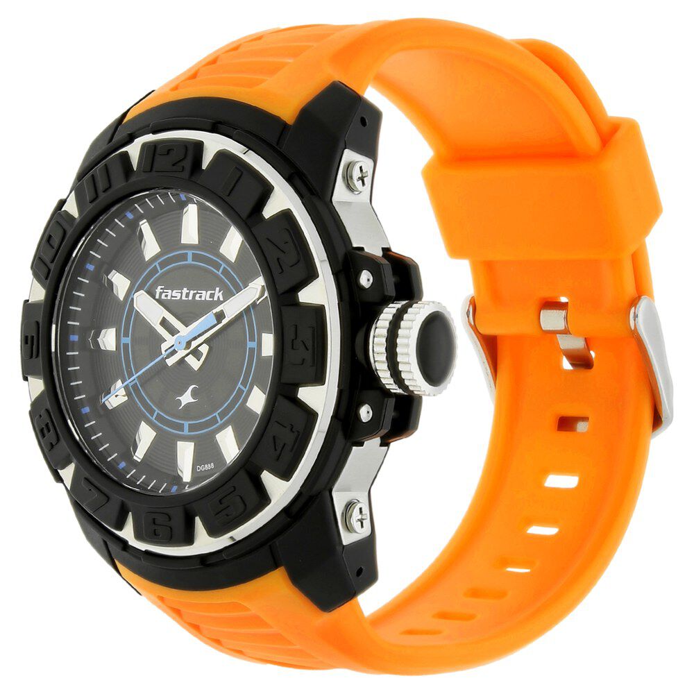 Fastrack plastic strap watch hot sale