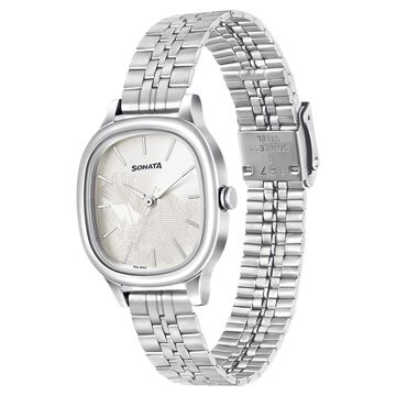 Sonata Linnea Silver Dial Women Watch With Stainless Steel Strap