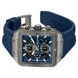 Kenneth Cole Quartz Chronograph Blue Dial Blue Silicone Strap Watch For Men - image number 2