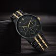 Titan Regalia Opulent Black Dial Analog with Day and Date Stainless Steel Strap watch for Men