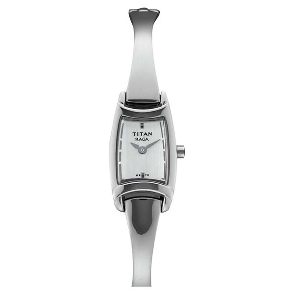 Titan Quartz Analog Silver Dial Watch for Women - image number 0