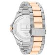 Tommy Hilfiger Quartz Analog Blue Dial Two Toned Stainless Steel Strap Watch For Men - image number 2