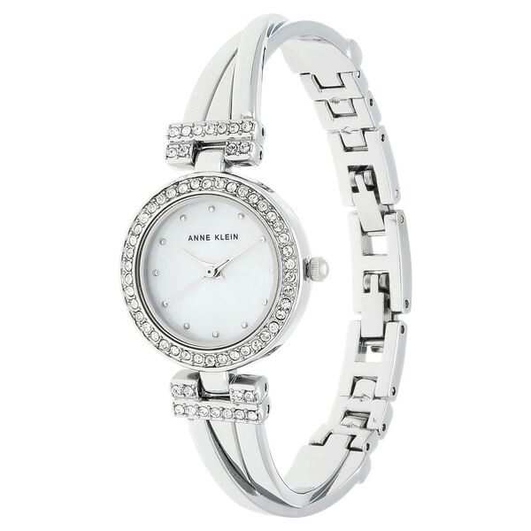 Anne Klein Quartz Analog White Dial Metal Strap Watch for Women - image number 1