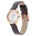 Titan Quartz Analog Silver Dial Leather Strap Watch for Women - image number 2