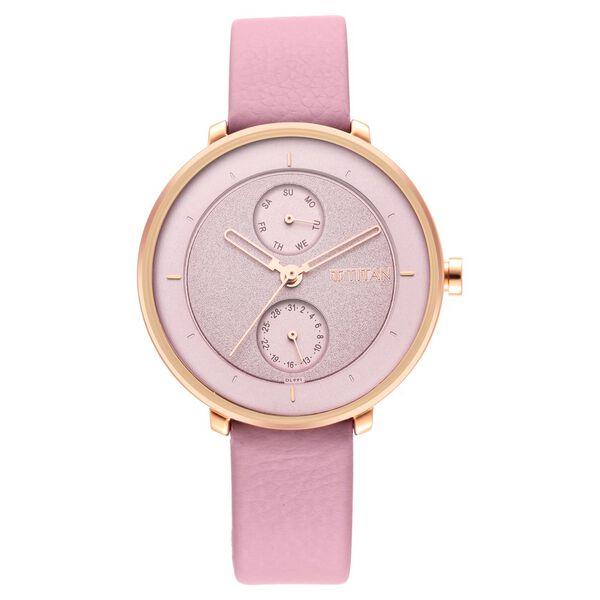 Titan Pastel Dreams Quartz Analog Leather Strap Watch for Women - image number 1