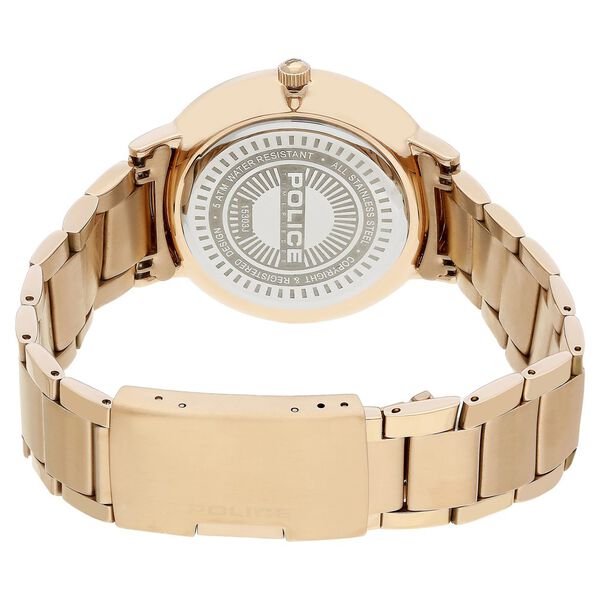 Police Quartz Analog with Date White Dial Stainless Steel Strap Watch for Men - image number 4