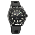 Titan Zero Hour Professional Diver's 500m Limited Edition Automatic Analog with Black Dial Black Titanium & Black FKM Strap Watch for Men - image number 3