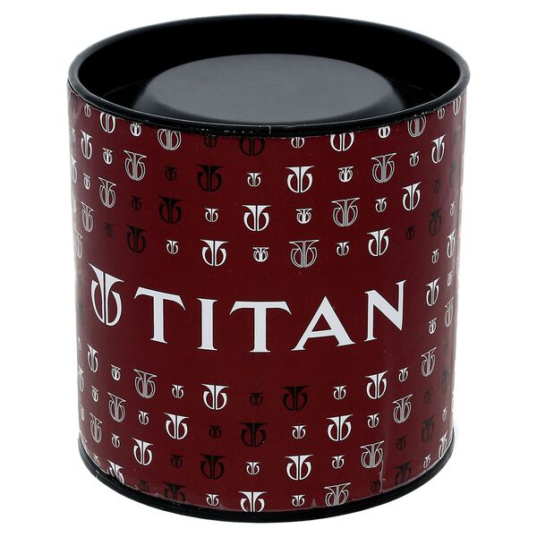 Titan Quartz Analog with Date Champagne Dial Stainless Steel Strap Watch for Women - image number 5