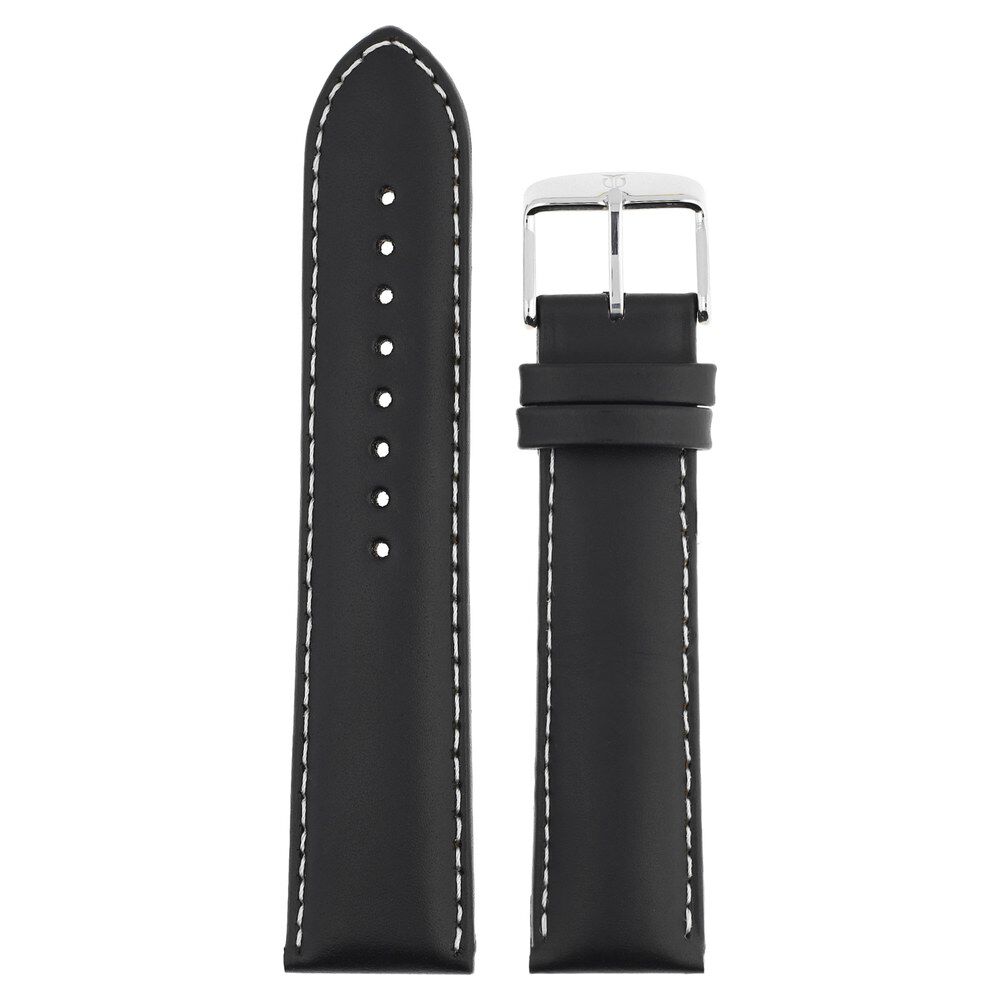 Buy Online 22 mm Black Genuine Leather Straps for Men