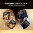 Fastrack Noir Rizz Women Smartwatch with 1.72" inch HD Display, Womens Health, Functional Crown, BT Calling, SpO2, Additional Silicone Strap - image number 4