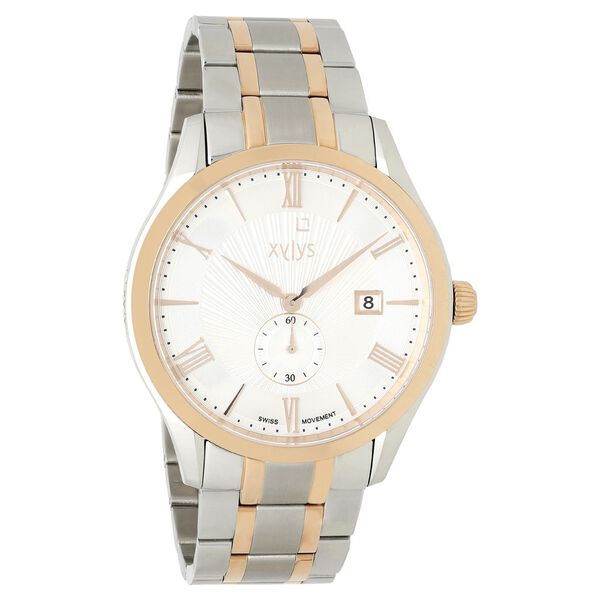 Xylys Swiss Analog Stainless Steel Silver Dial Watch for Men - image number 1