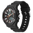 Fastrack Streetstyle Quartz Digital Black Dial Black PU Strap Watch For Guys - image number 2