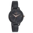 Poze by Sonata Quartz Analog Black Dial Stainless Steel Strap Watch for Women - image number 1