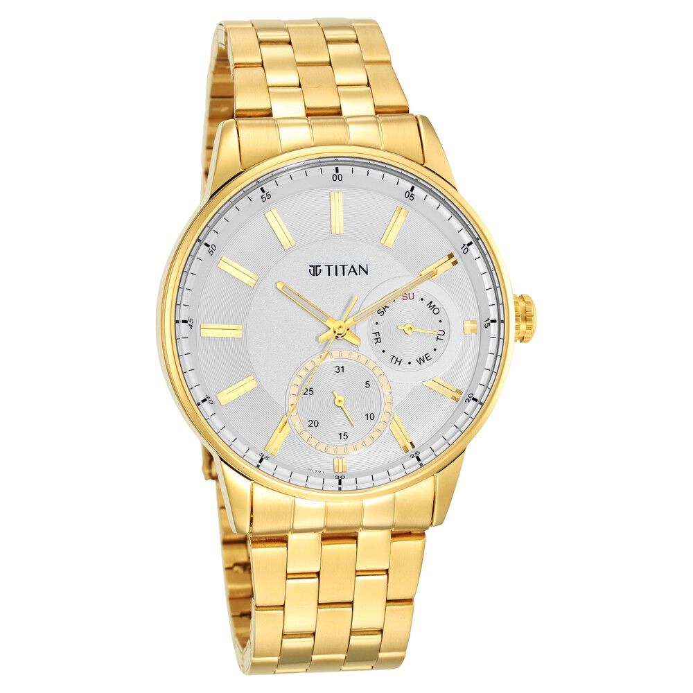 Titan watch white discount colour