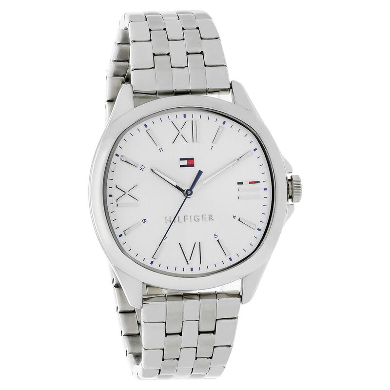 Tommy Hilfiger Quartz Analog Silver Dial Metal Strap Watch for Women - image number 1