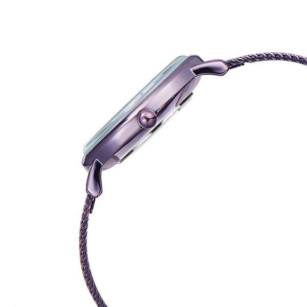 Poze by Sonata Quartz Analog Purple Dial Stainless Steel Strap Watch for Women - image number 3