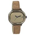 Fastrack Quartz Analog Black Dial Leather Strap Watch for Girls