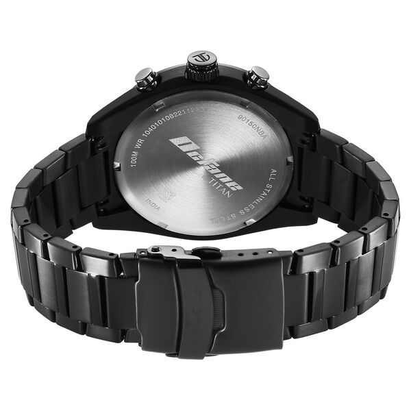 Titan Octane Classic Sporty Blue Dial Quartz Multifunction Stainless Steel Strap watch for Men - image number 4