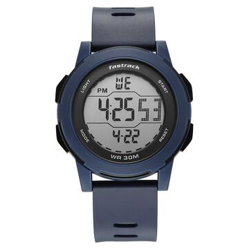 Fastrack Streetstyle Digital Dial Blue Polyether Strap Watch For Unisex