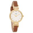 Titan Raga Viva White Dial Women Watch With Leather Strap - image number 1