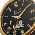 Titan Signature Atrium Offset Seconds Open Heart Automatic - image number 5