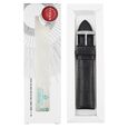 22 mm Black Genuine Leather Straps for Men - image number 5