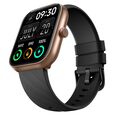 Fastrack Kruz+ 4.85 CM Super HD Display with Functional Crown and Black Silicone Strap Smart Watch for Unisex - image number 1