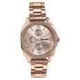 Sonata Festive Quartz Multifunction Silver Dial Silver Metal Strap Watch For Women