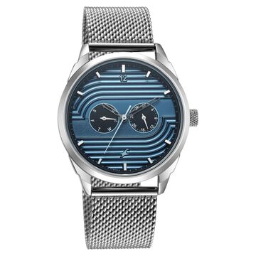 Fastrack 2X Edit Slate Blue Dial Interchangeable Strap Watch for Guys