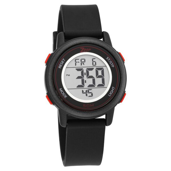 Zoop By Titan Digital Dial Silicone Strap Watch for Kids - image number 0