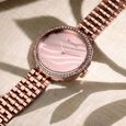 Titan Animalia Rose Gold Dial Quartz Analog Stainless Steel Strap Watch for Women - image number 0