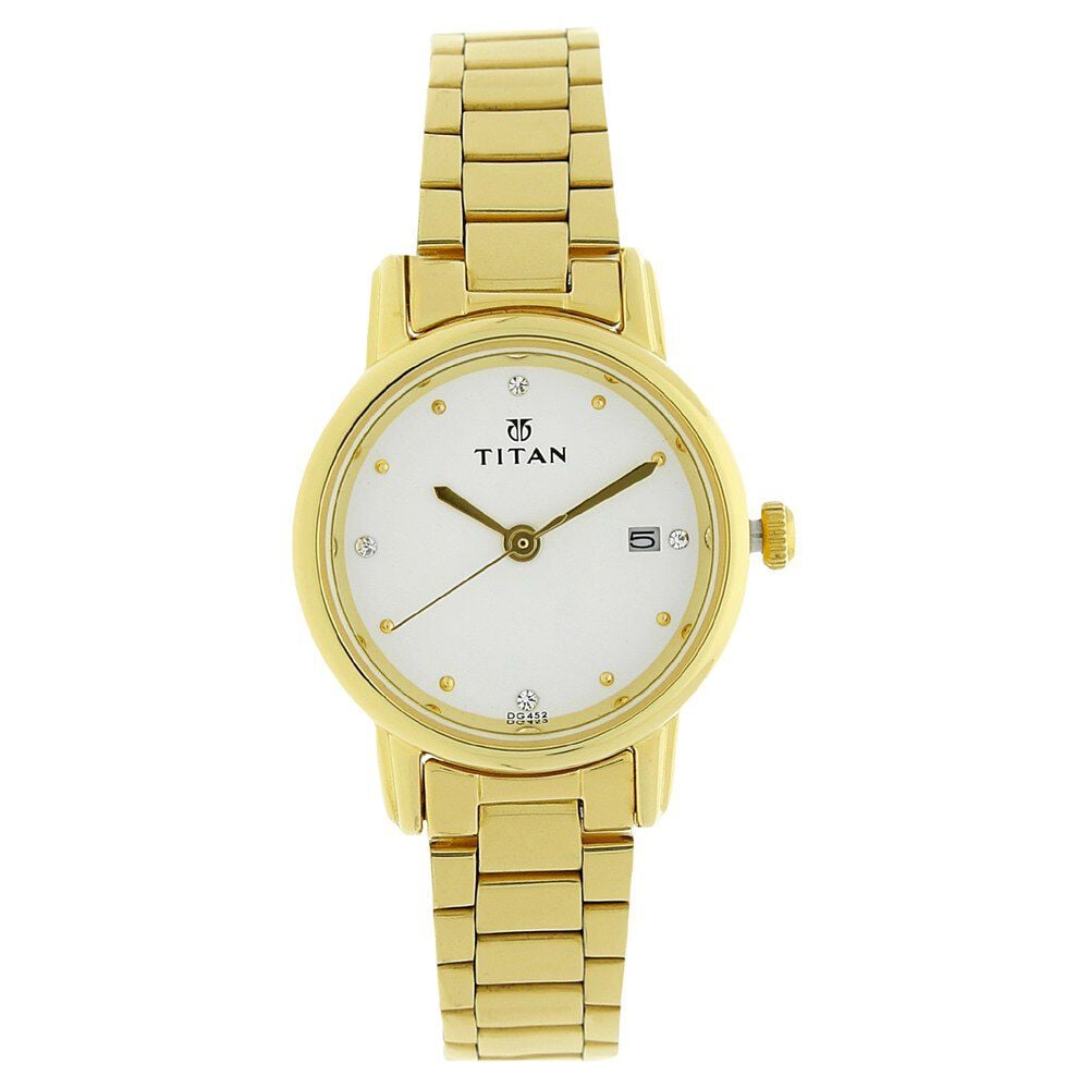 Titan Karishma White Dial Women Watch With Stainless Steel Strap-picture-13