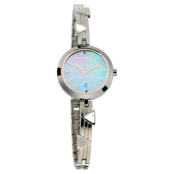 Titan Raga Viva Mother of Pearl Dial Analog with Date Metal Strap Watch for Women