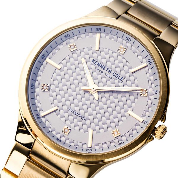 Kenneth Cole Quartz Analog Grey Dial Stainless Steel Strap Watch for Men - image number 3