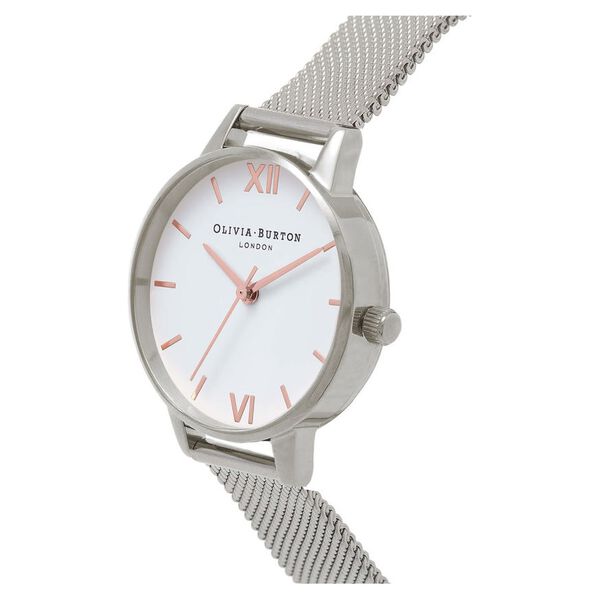 Olivia Burton Quartz Analog White Dial Stainless Steel Strap Watch for Women - image number 0