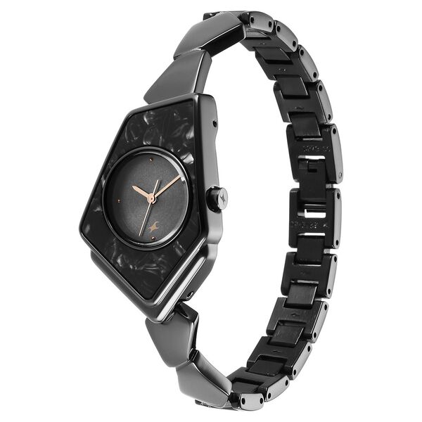 Fastrack Younique Quartz Analog Grey Dial Metal Strap Watch for Girls - image number 3