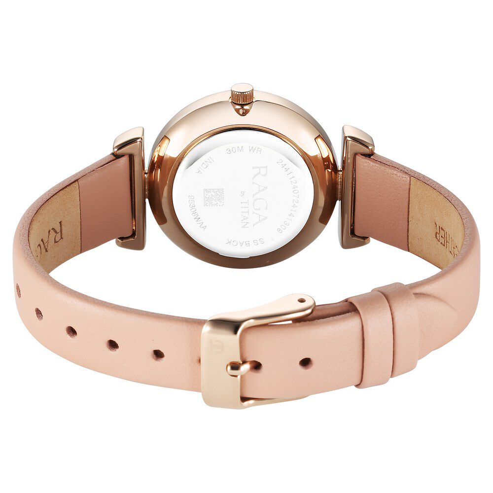 Titan raga pink dial best sale