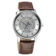 Sonata Unveil Quartz Analog Silver Dial Leather Strap Watch for Men - image number 0