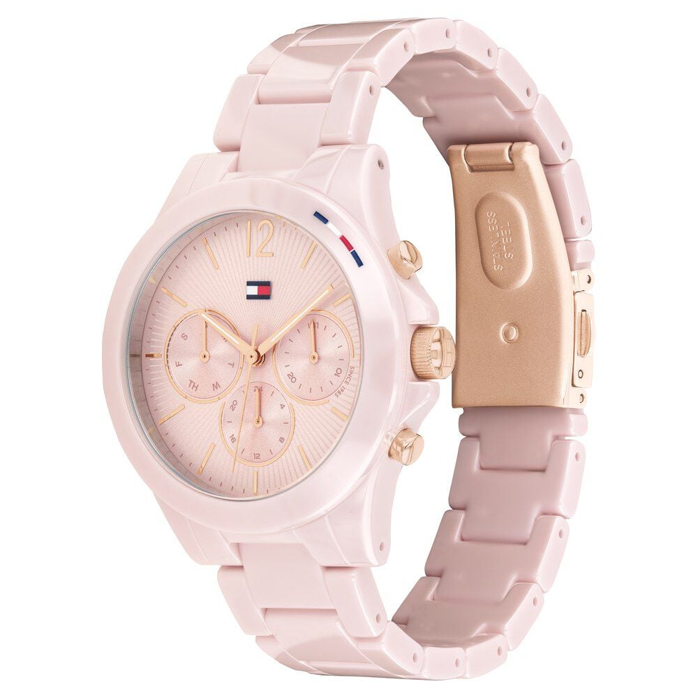 Buy Online Tommy Hilfiger Ceramic Strap Watch for Women